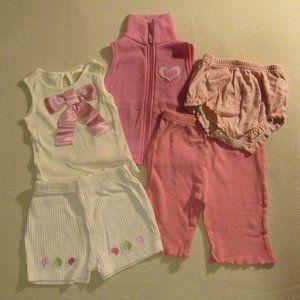 Baby Girl 6M - 9M Play Clothes